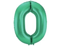Balon mat din folie numărul 0 - 86 cm - 1 buc.