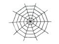 Pânză de păianjen neagră mare - 150 cm - 1 buc.