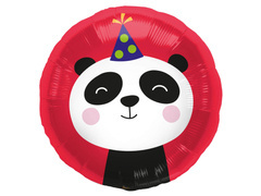 Balon de folie Happy Birthday Panda - 45 cm - 1 buc.