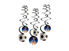 Decorațiuni suspendate „Fotbal” – 6 bucăți.