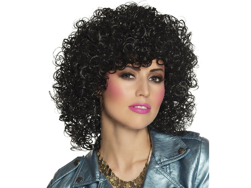Peruca neagră permanentă - 1 buc.