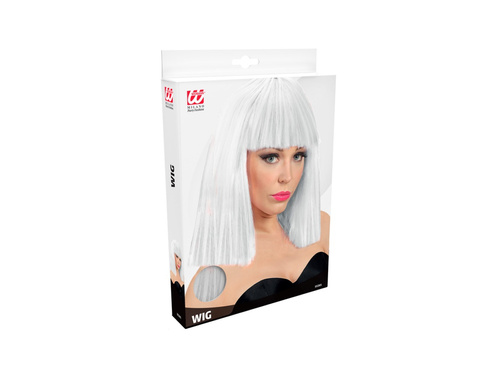 Peruca albă Showgirl