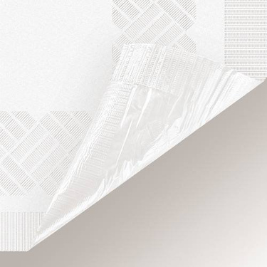 Față de masă aniversară albă - 137 x 274 cm - 1 buc.