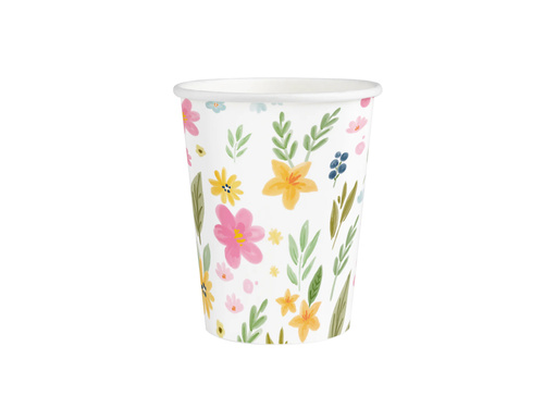 Cupe aniversare Flori de câmp - 270 ml - 6 buc.