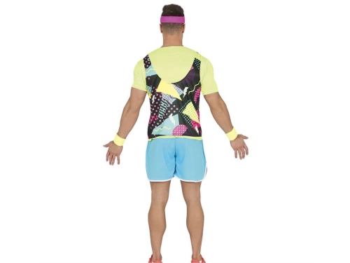 Costum de fitness din anii '80 pentru bărbați