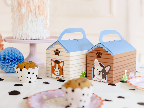 Cutii decorative pentru tort Doggies - 6 buc.