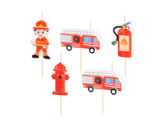 Lumânări picker pentru pompieri - 5 buc.