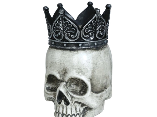 Craniu cu coroană pentru Halloween - 1 buc.