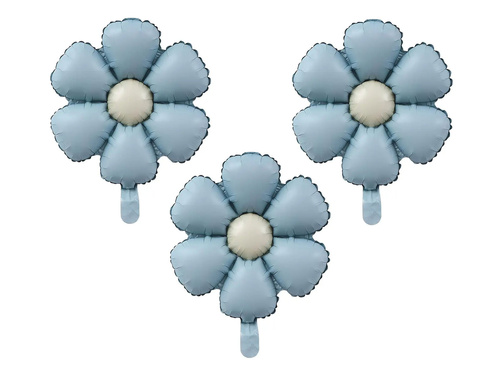 Balon de folie Floare albastră - 50 cm - 1 buc.