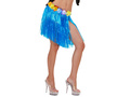 Fustă scurtă hawaiiană albastru - 45 cm - 1 buc.