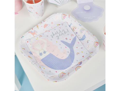 Farfurii aniversare Enchanted World - 23 cm - 8 buc.