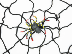 Pânză de păianjen neagră mare - 150 cm - 1 buc.