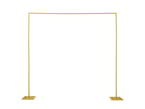 Rama dreptunghiulară aurie pentru baloane - 200 x 200 cm - 1 buc.