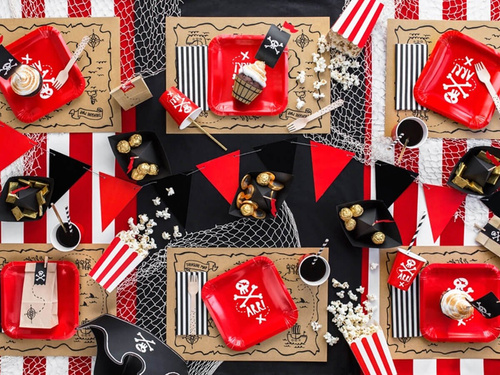 Set de brioșe Pirates - 6 buc.