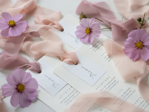 Panglică de sifon, liliac, 40 mm/10 m, 1 buc.