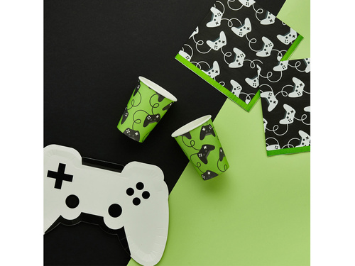 Cupe aniversare Game On - 250 ml - 8 buc.