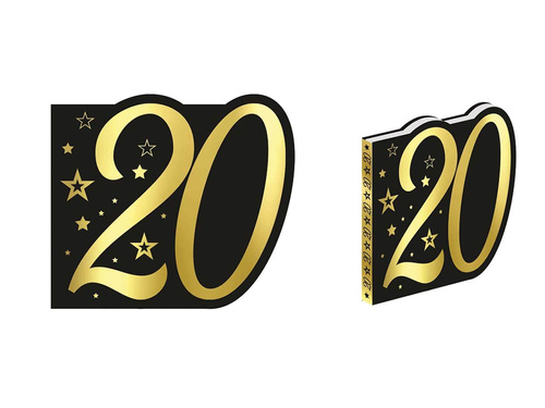 A douăzecea zi de naștere carte de oaspeți neagră