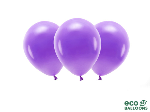 EKO Baloane latex violet pastel - mari - 10 buc.