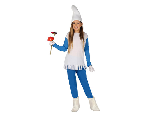 Costum Smurfette pentru o fată