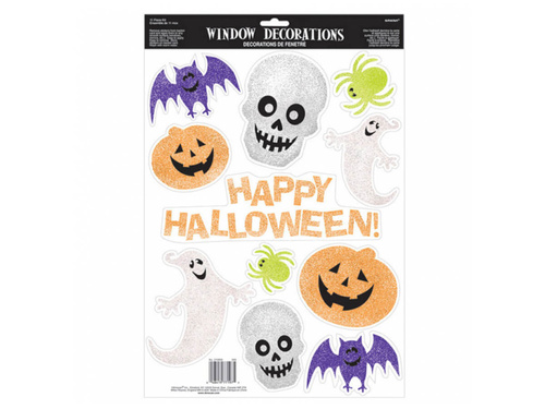 Decorațiuni de Halloween pentru ferestre - 11 buc.