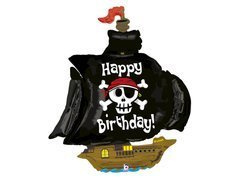 Balon de folie cu corabie pirat - 117 cm - 1 buc.