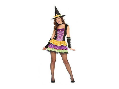 Costum colorat de vrăjitoare pentru femei