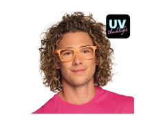 Ochelari de petrecere portocalii neon