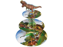 Suport platou pentru prăjituri Dinosaur - 1 buc.