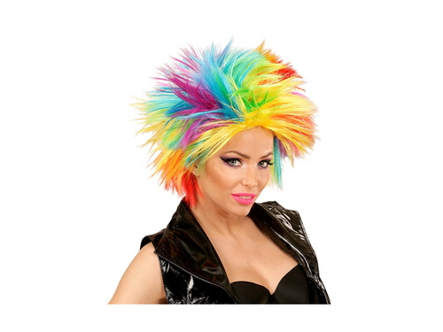 Peruca "Rainbow Punk