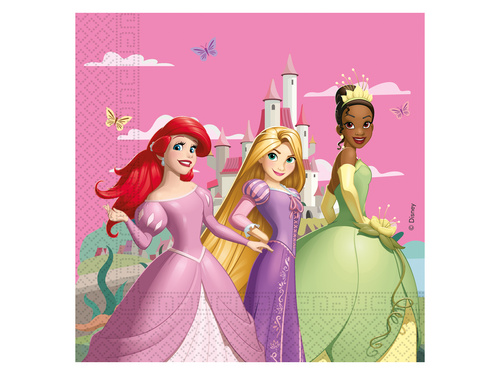 Șervețele aniversare Princess - Princess - 33 cm - 20 buc.