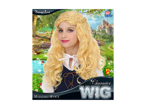 Peruca blonda a unei fete medievale