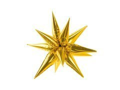 Balon 3D cu stea aurie - 70 cm - 1 buc.