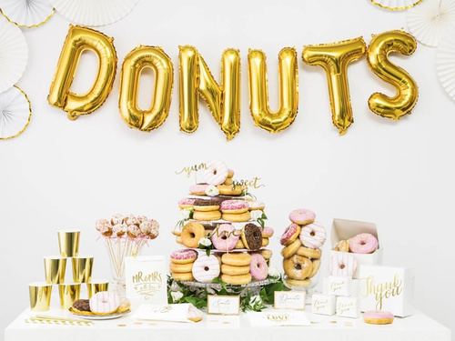 Cutii pentru oaspeți cu inscripție auriu Thank You - 10 buc.