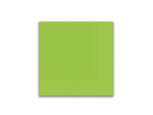 Serwetki 3-warstwowe 33 cm, jasnozielone - 20 szt.