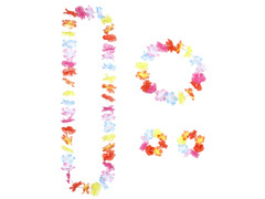 Set - set hawaiian colorat - 4 piese