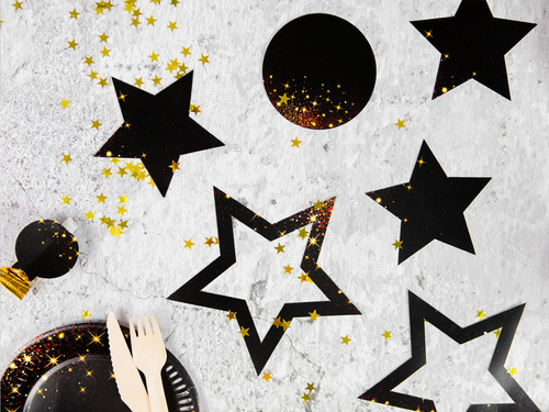 Decorațiuni strălucitoare cu două fețe - 12 buc.