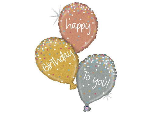 Balon de folie La mulți ani pentru tine! - 102 cm- 1 buc.