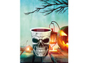 Pahare de hârtie Halloween Skull - 240 ml - 6 buc.