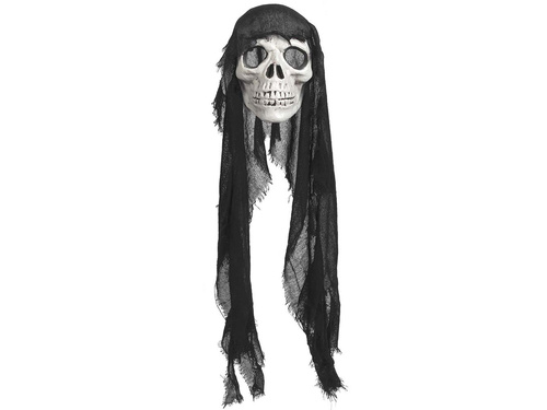Decorațiune de agățat cu craniu bântuit - 100 cm - 1 buc.