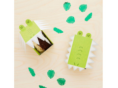 Cutie de tort crocodil - 9.5cm x 5.5cm - 10 buc.