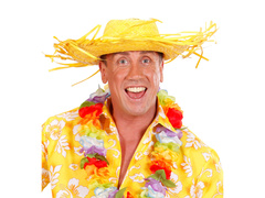 Pălărie hawaiiană galbenă - 1 buc.