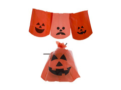 Saci cu dovleac de Halloween - 10 buc.