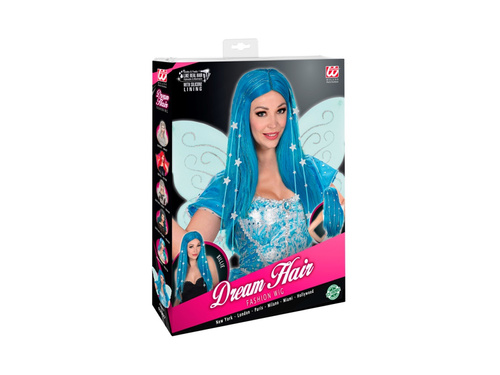 Peruca Fairy Dream Hair cu lamé, stele și căptușeală din silicon