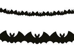 Ghirlandă liliac de hârtie - 300 cm - 1 buc.