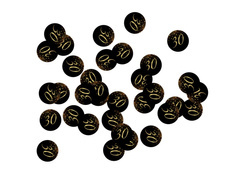 Confetti „Sparkling” pentru aniversarea de 30 de ani – 36 de bucăți.