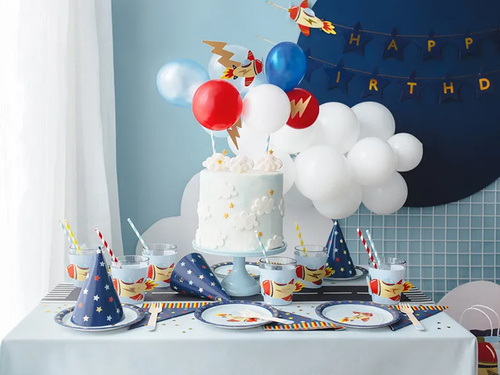 Balon tort topper Airplane - 1 set