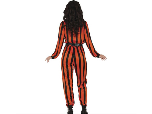 Costum de prizonier pentru femeie - 1 buc.