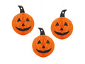 Decorațiuni suspendate Halloween dovleci - 3 buc.