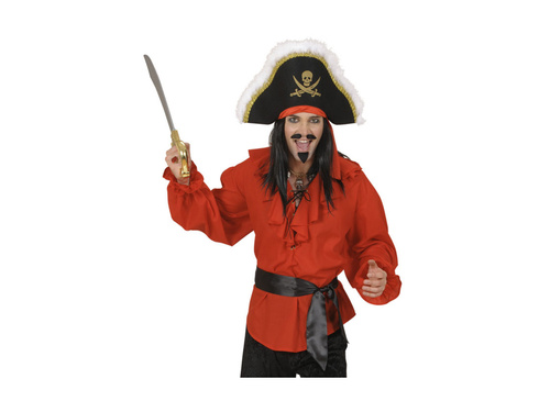 Bandă / eșarfă din satin negru