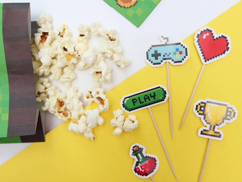 Joc pe cupcake pickers - 8 buc.